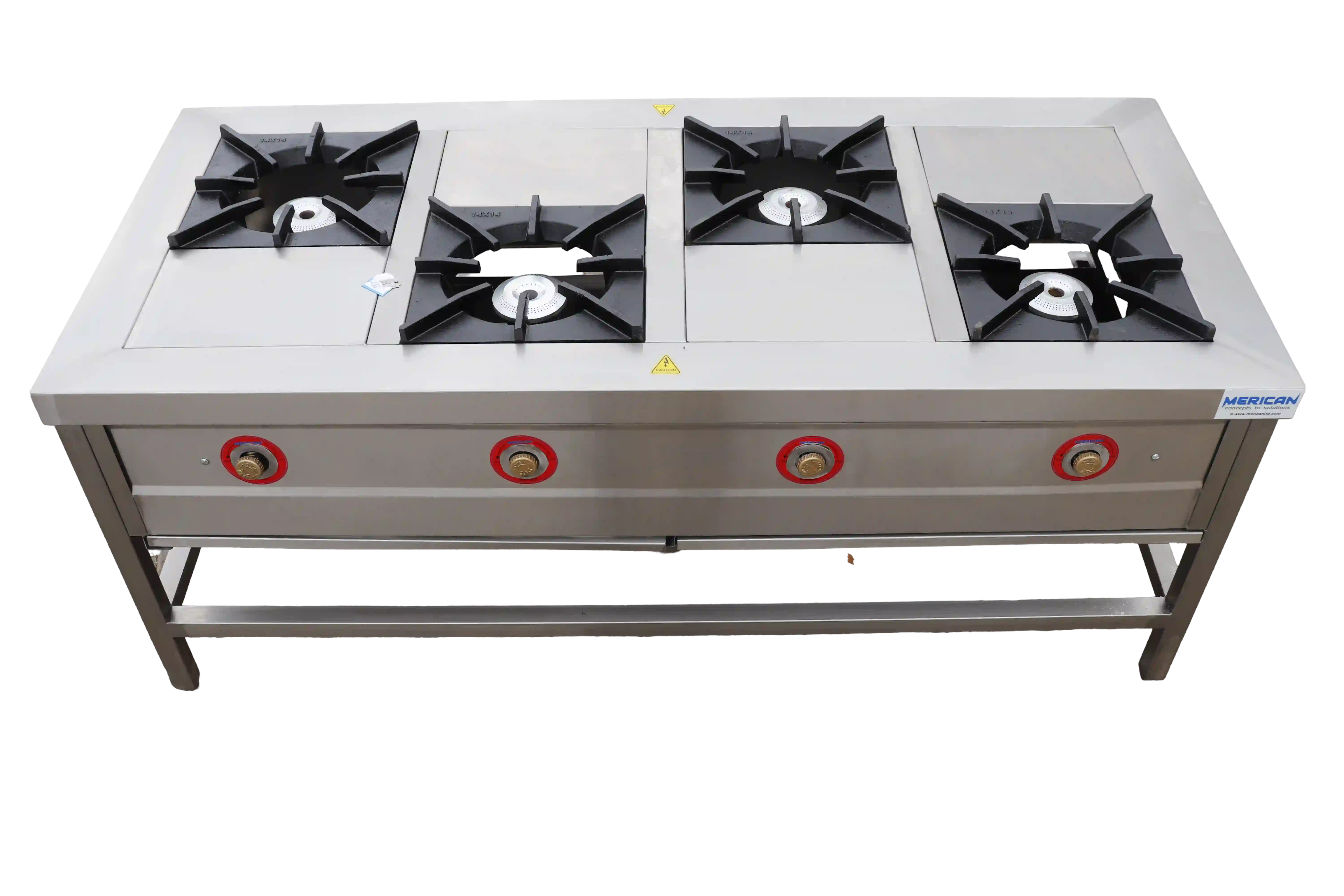 Commercial Kitchen 4 Burner Cooker